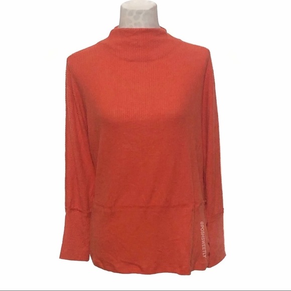 Anthropologie Sweaters - Anthropologie Ribbed Hacci Knit Mockneck Top